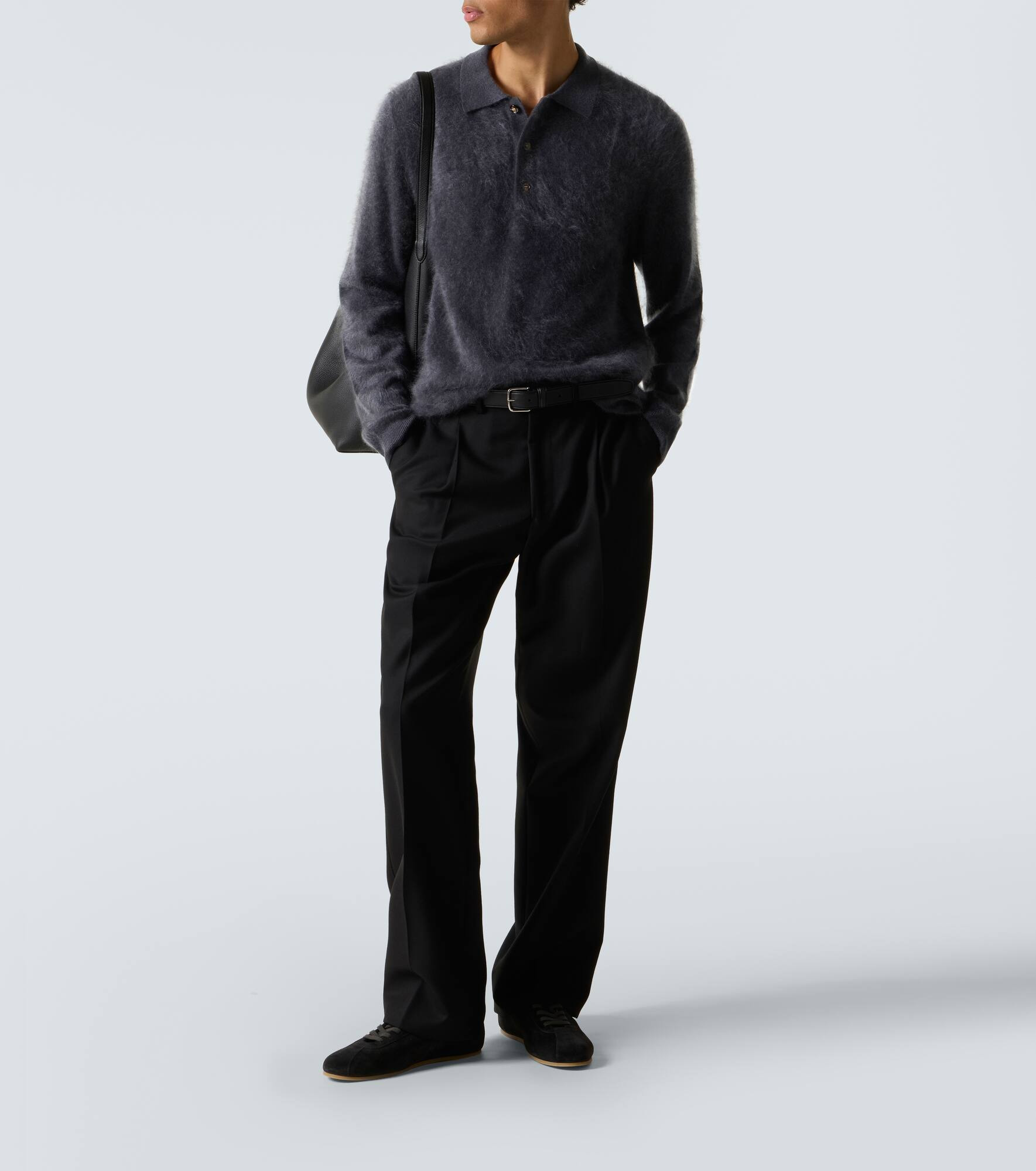 Mr Oliver cashmere polo sweater - 2