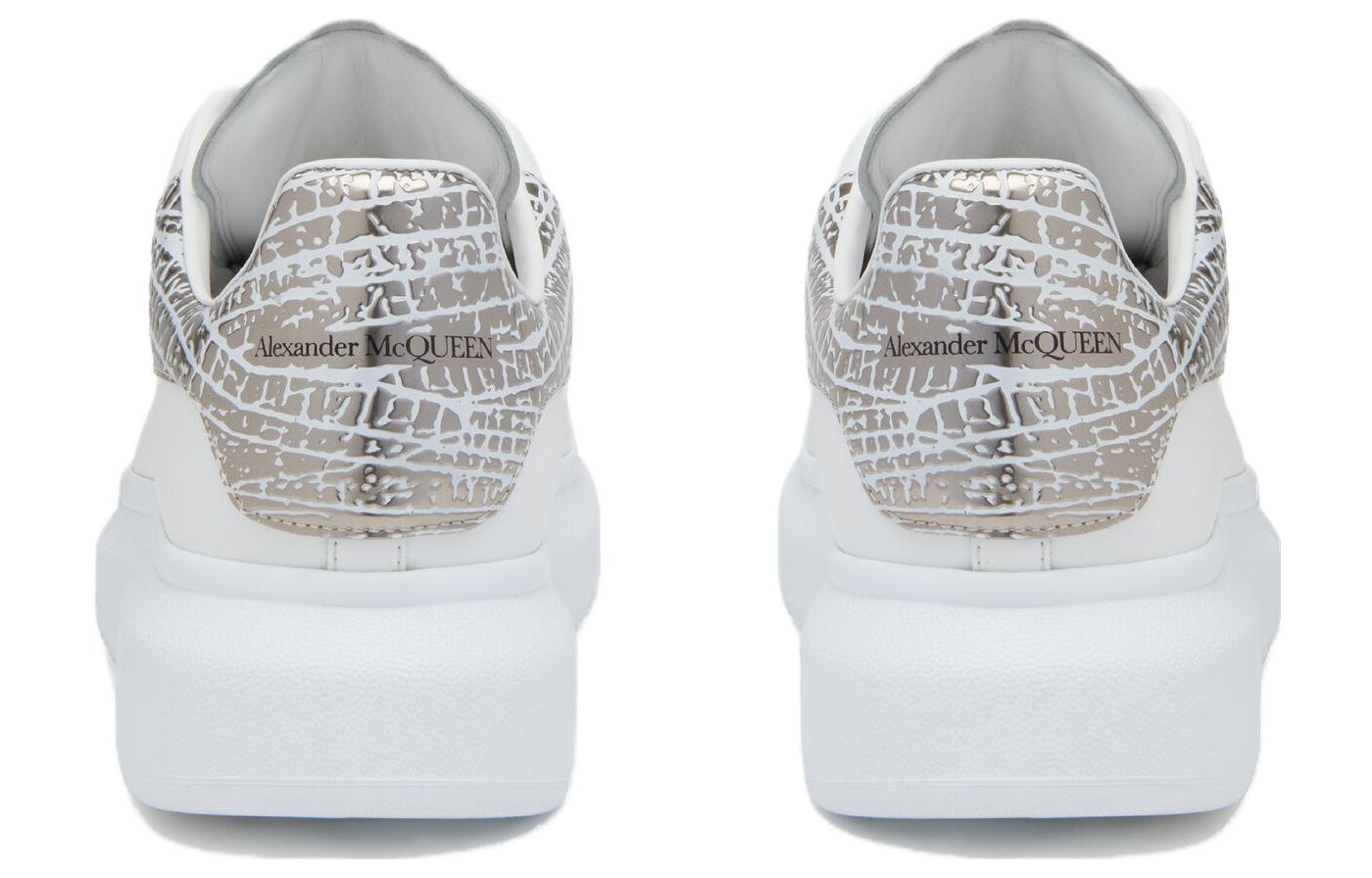 Alexander McQueen Oversized Sneakers 'White Silver' 777220WIE9I9071 - 3