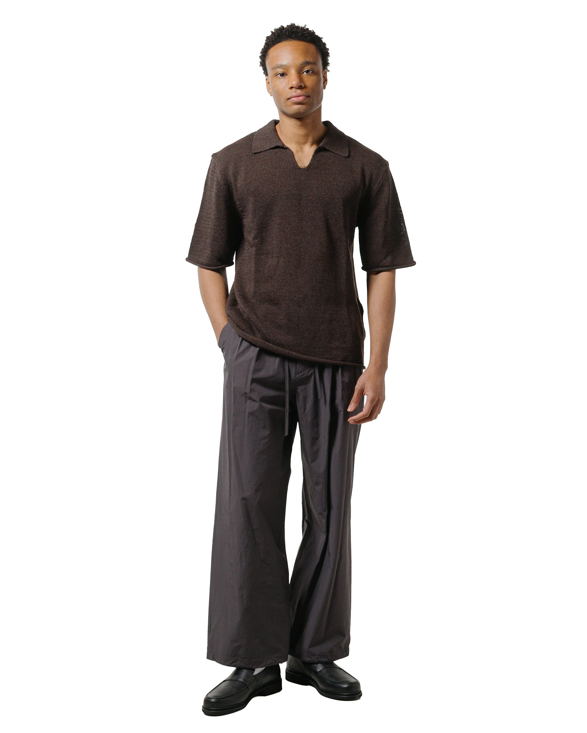 Drawstring Pants Charcoal - 4