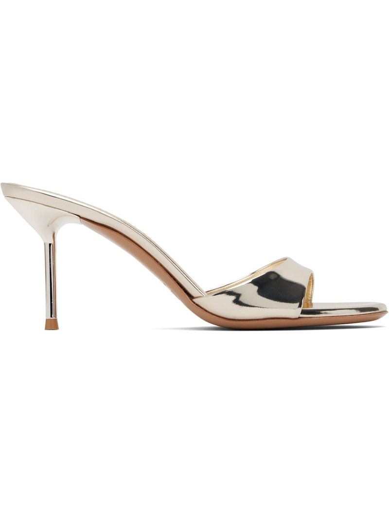 Gold Lidia Mules 1