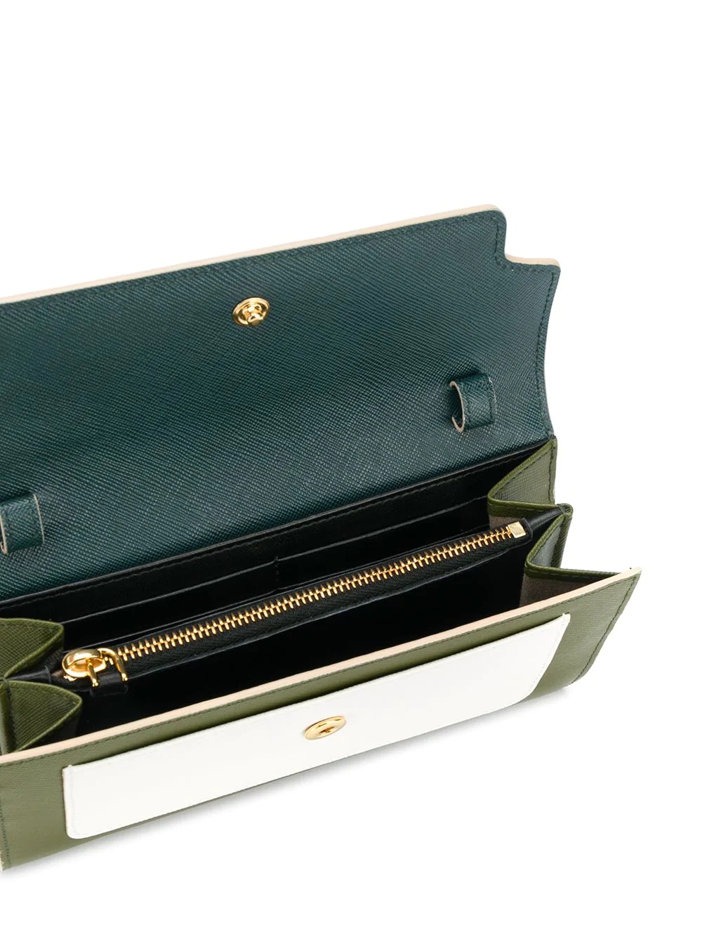 two-tone Bellows wallet - 5