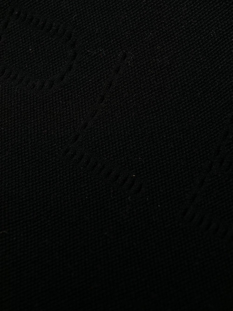 mesh-panelled jumpsuit 7