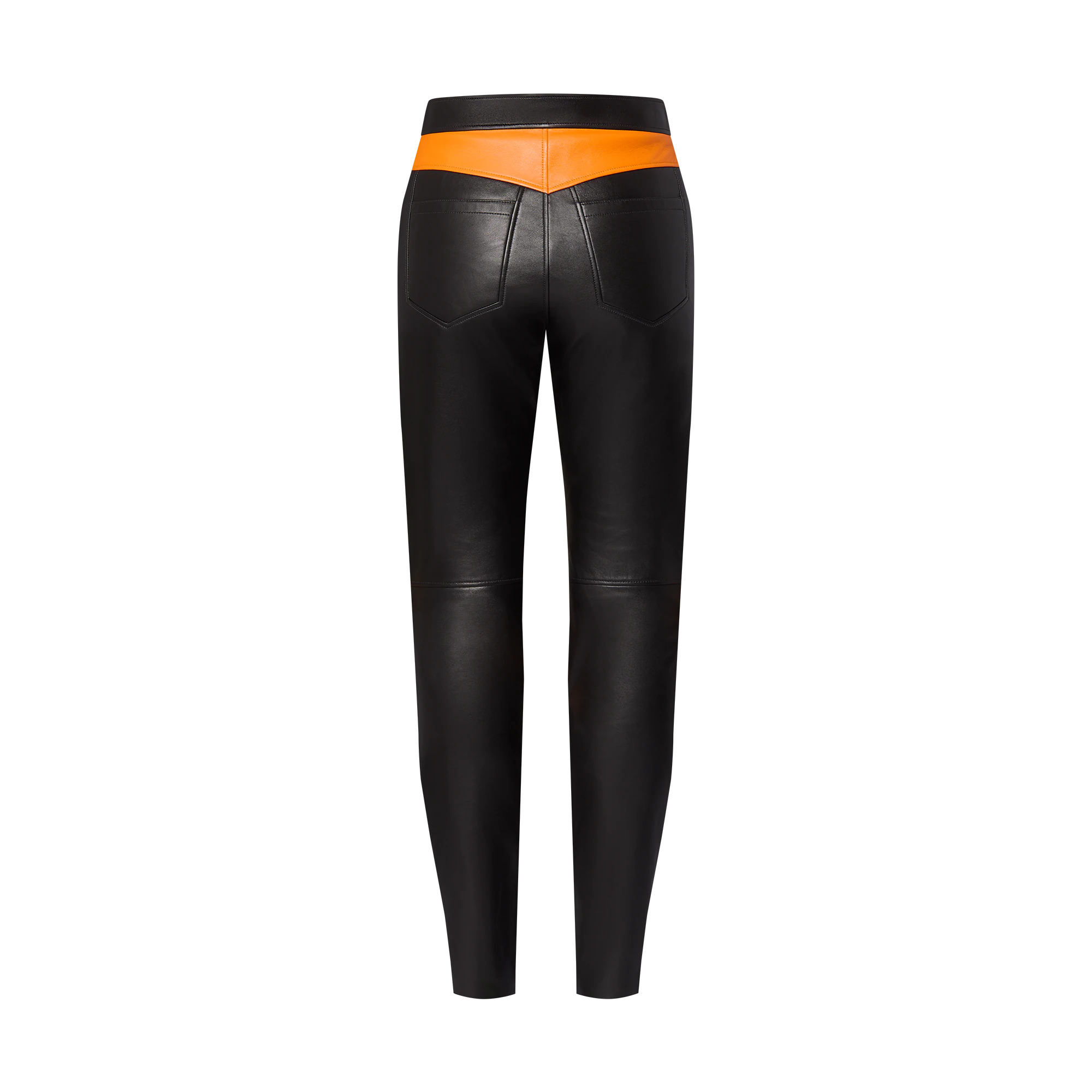 Color-Blocked Biker Pants - 3