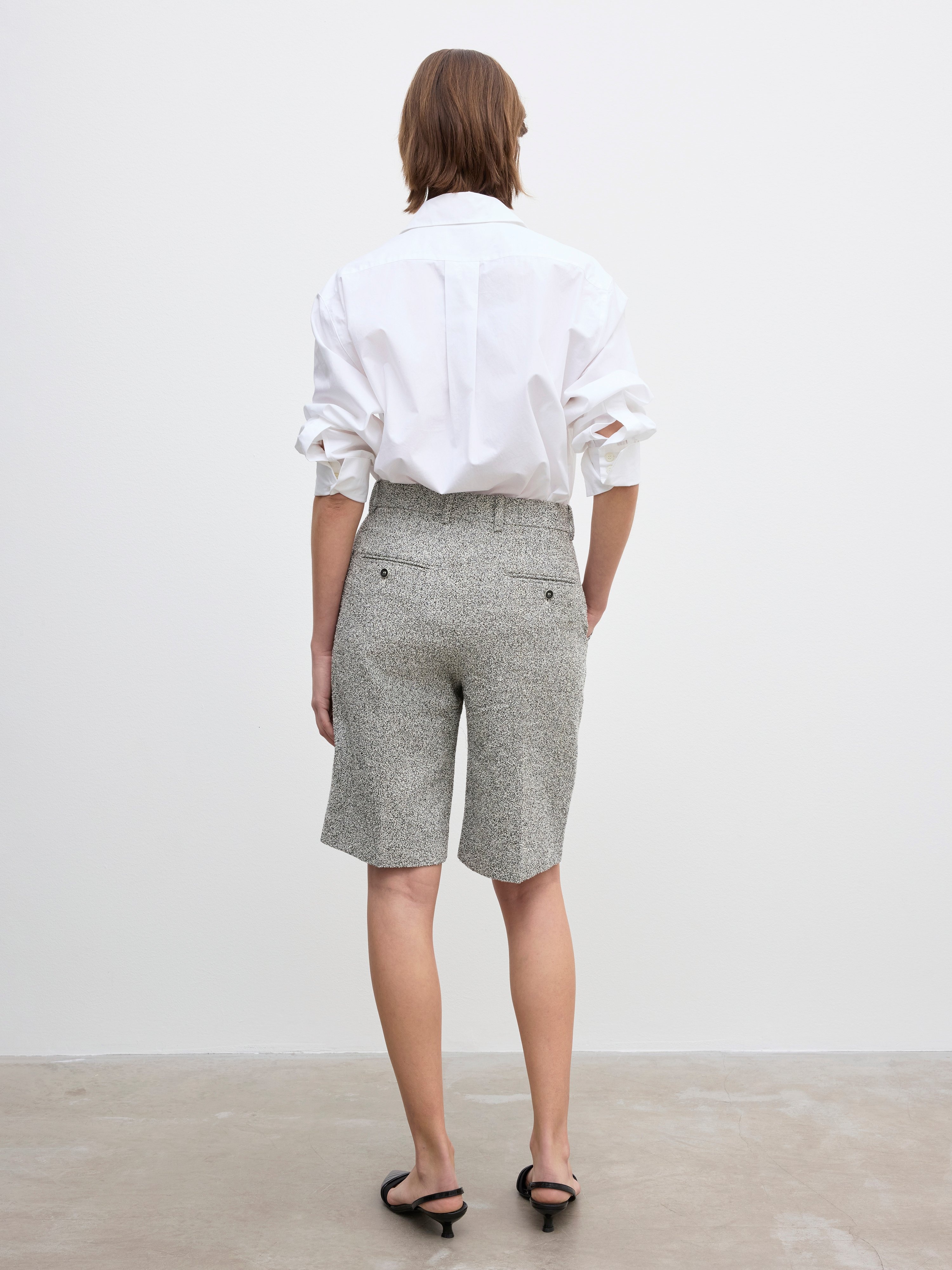 Bouclé shorts - 4