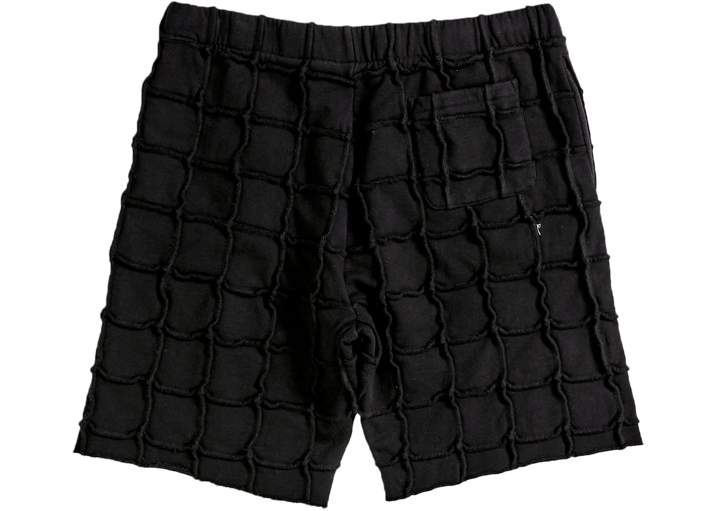 Supreme Reverse Patchwork Sweatshort Black - 2