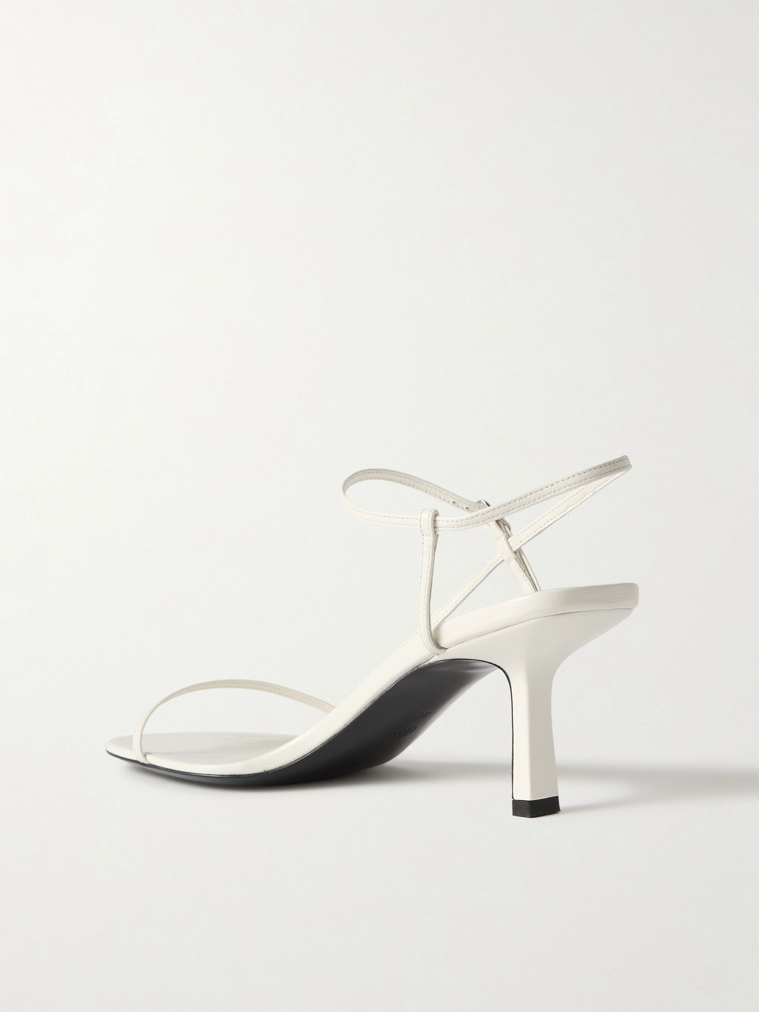 Bare leather sandals White - 3