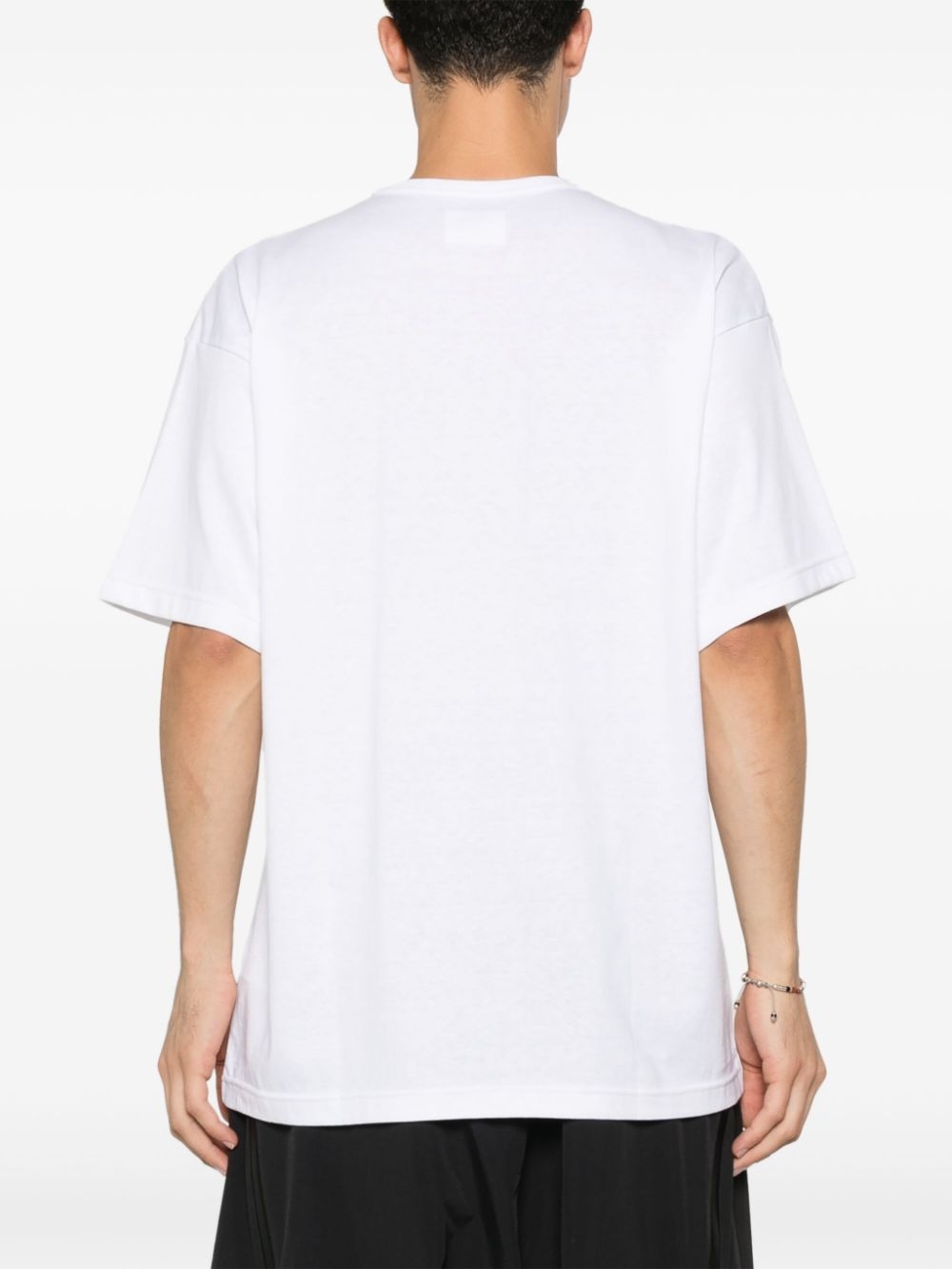 logo-embroidered T-shirt - 3