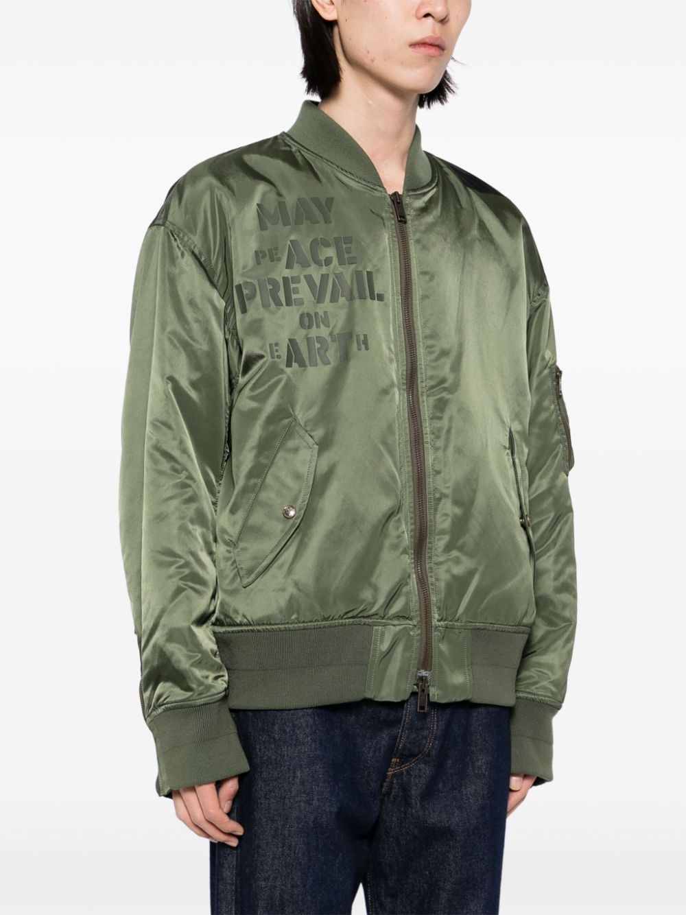 zip-up bomber jacket - 3