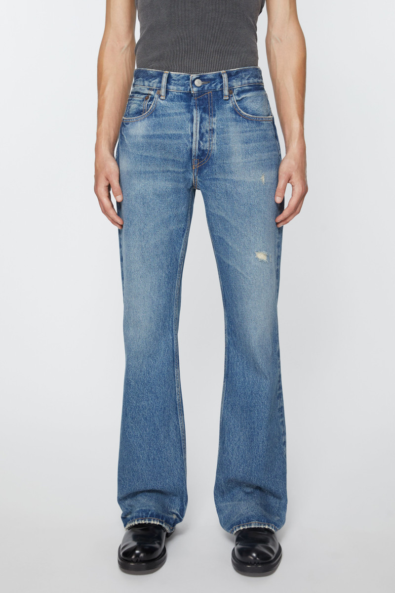 Acne Studios Regular fit jeans - 1992 - Mid Blue | REVERSIBLE