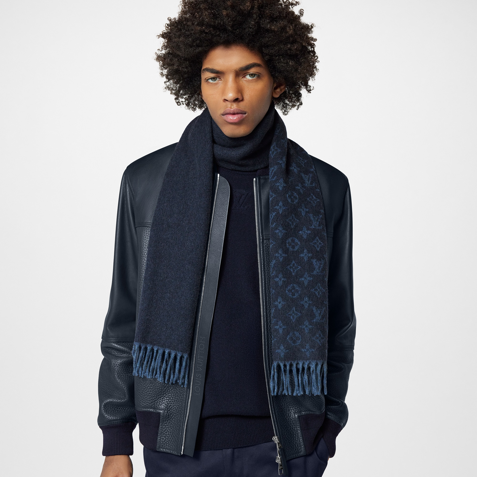 Monogram Gradient Scarf - 5
