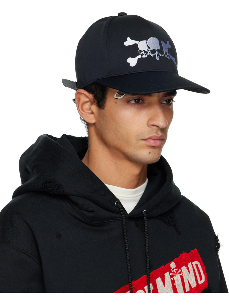 mastermind JAPAN Black MJ Asura Skull Cap outlook