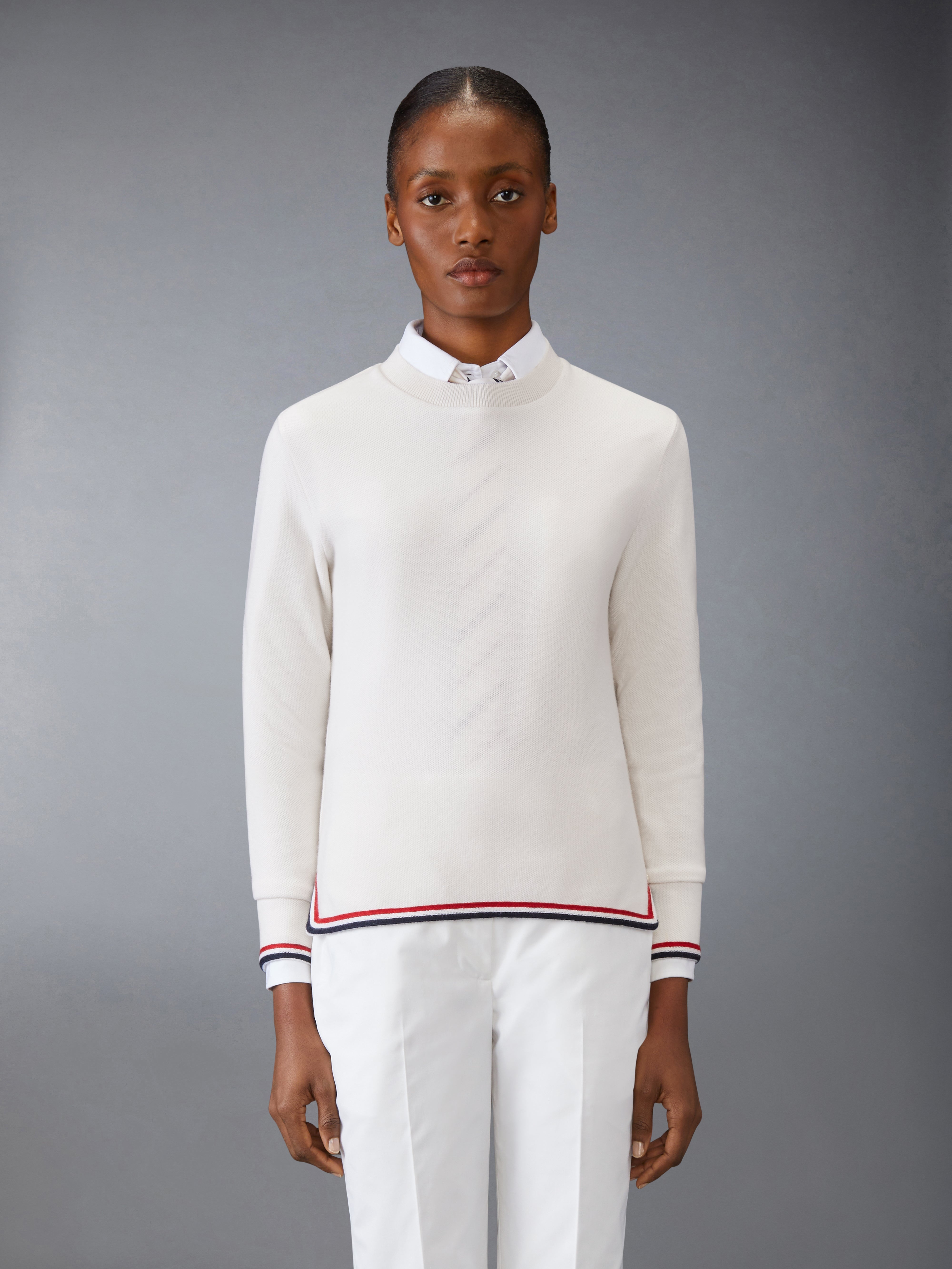 CASHMERE LONG SLEEVE TOP - 2