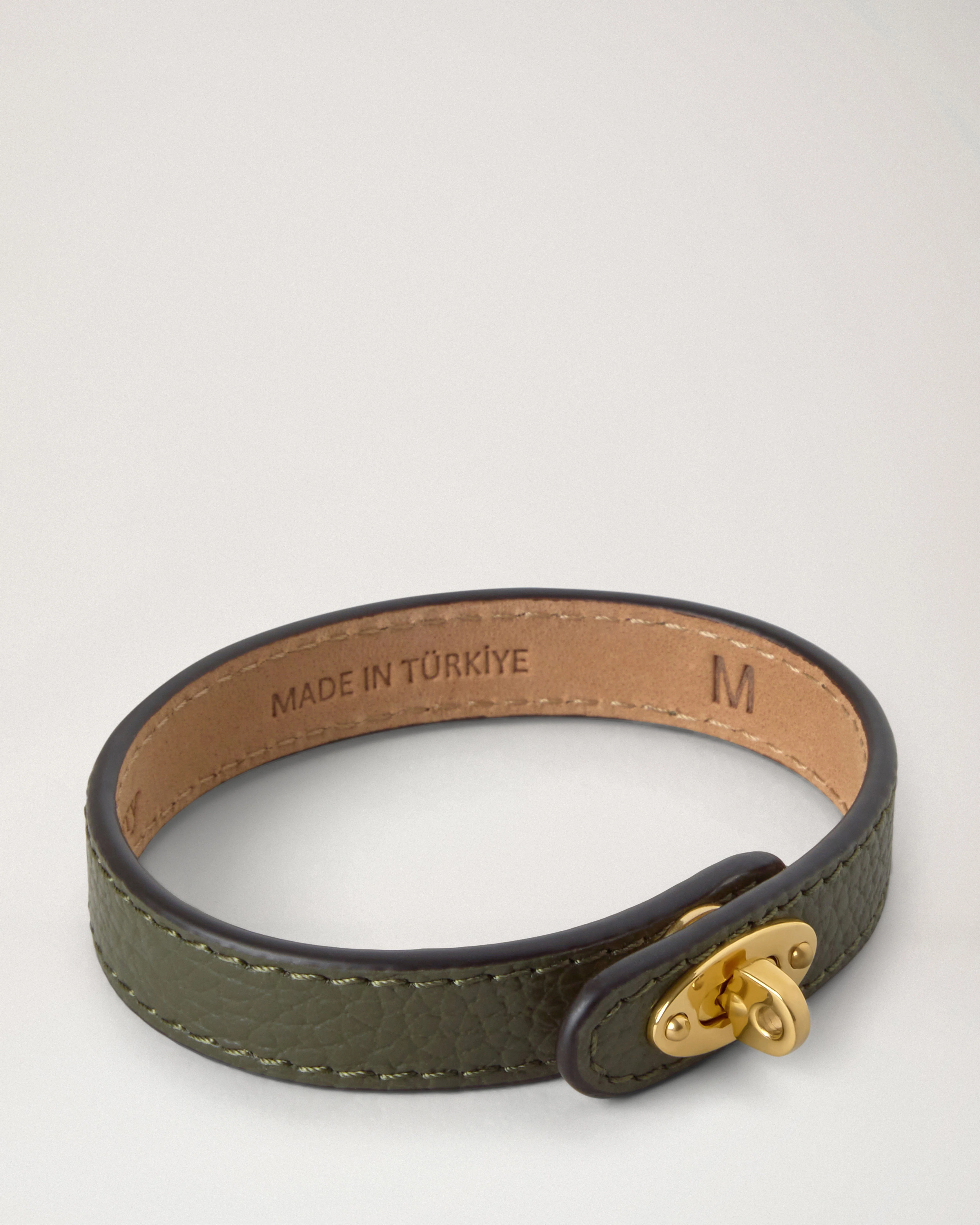 Bayswater Thin Bracelet
Juniper Green Small Classic Grain & Brass - 1