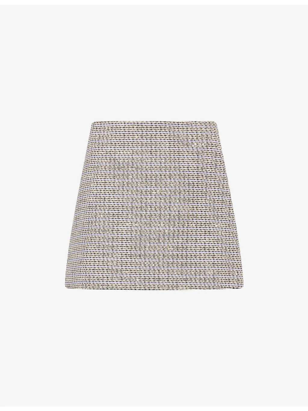 Tweed Cotton-Blend Mini Skirt - 1