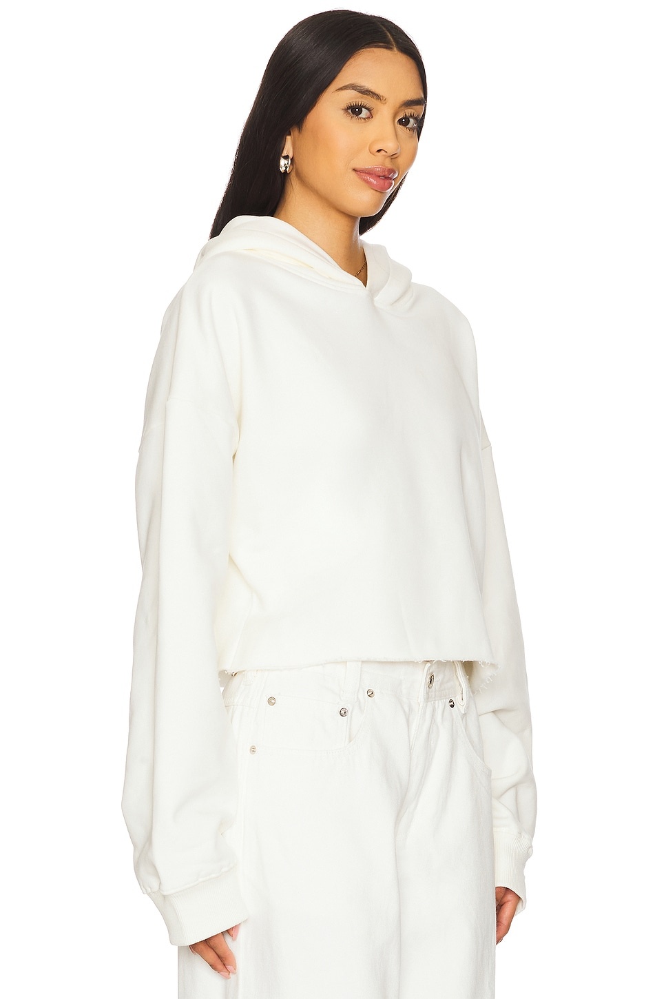 Cotton Cropped Sweatshirt - 2