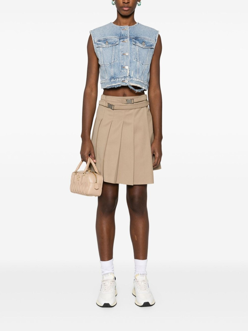 AGOLDE Leo cotton denim vest outlook