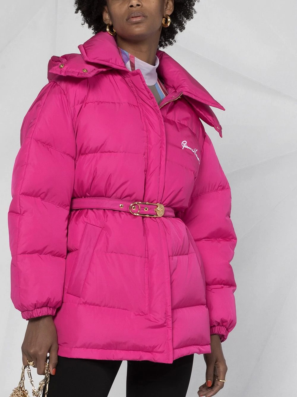 Medusa Safety Pin puffer jacket - 2