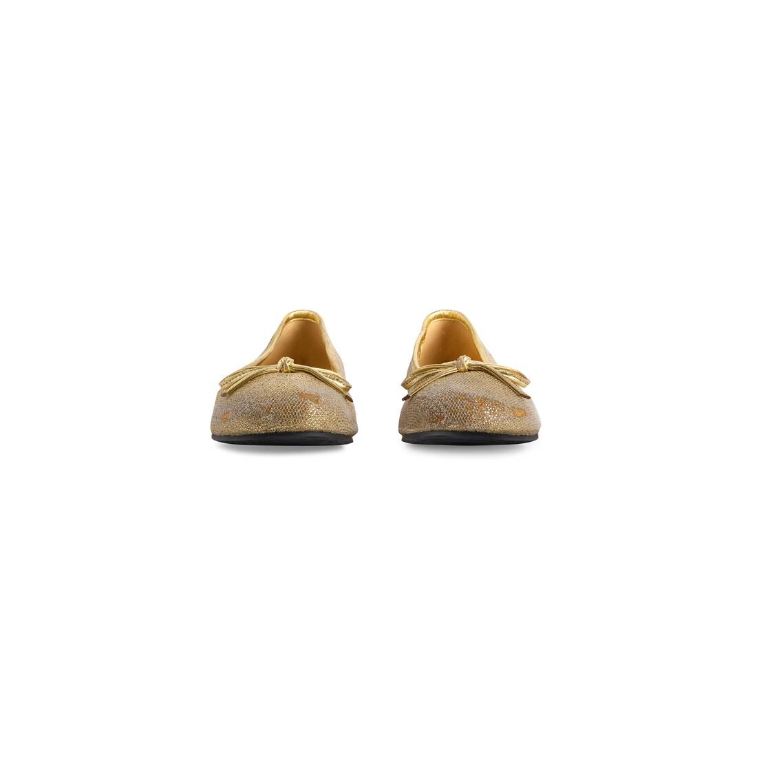 Women's Leopold Ballerina in Gold - 3