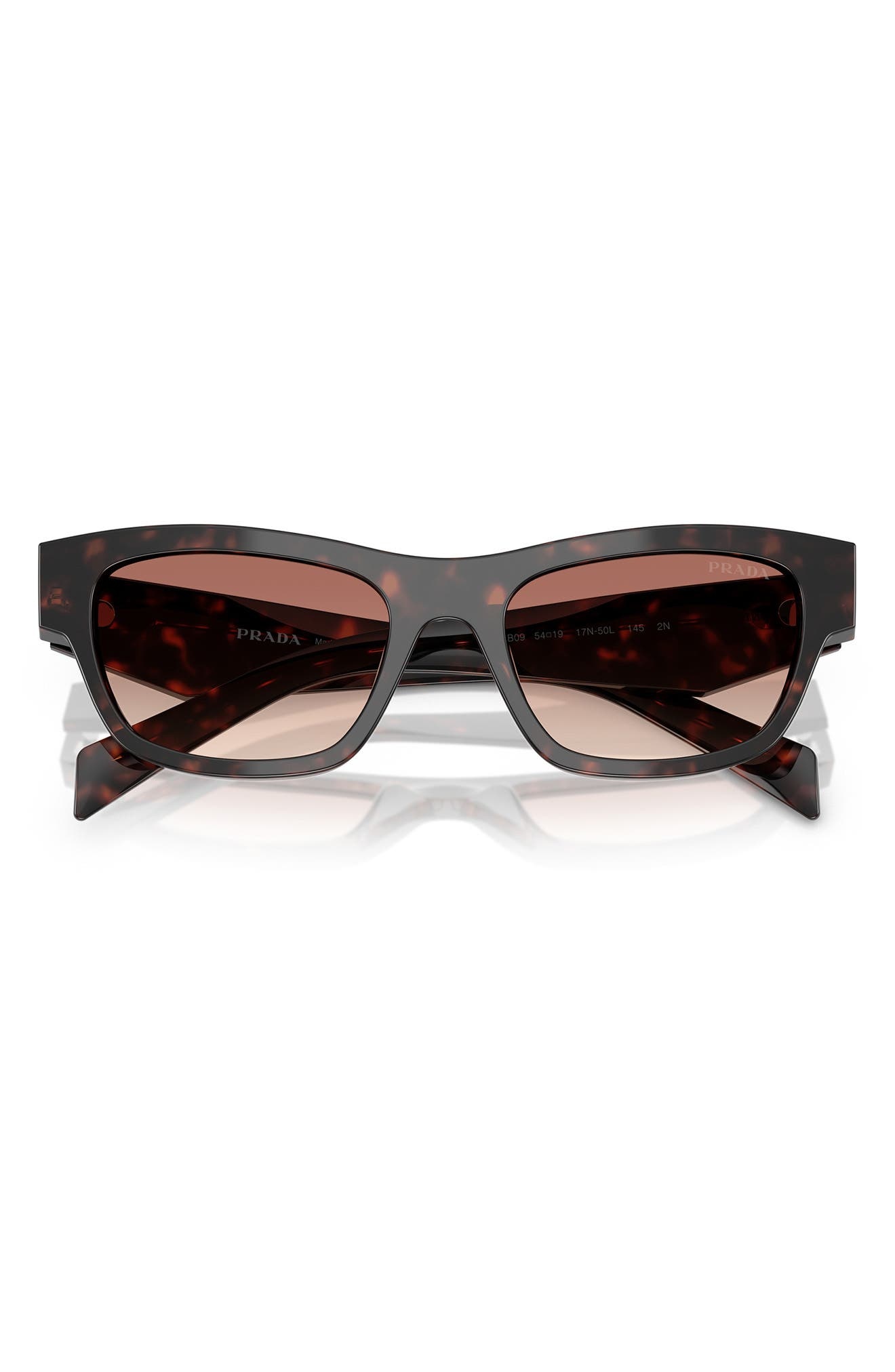 Prada 52mm Butterfly Polarized Sunglasses in Bordeaux at Nordstrom - 5
