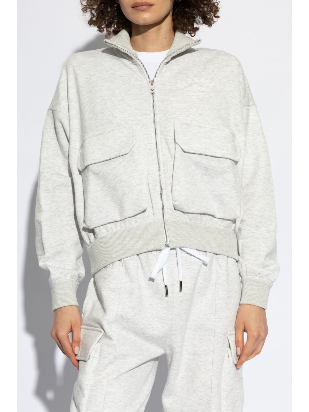 zip-up sweatshirt - 3