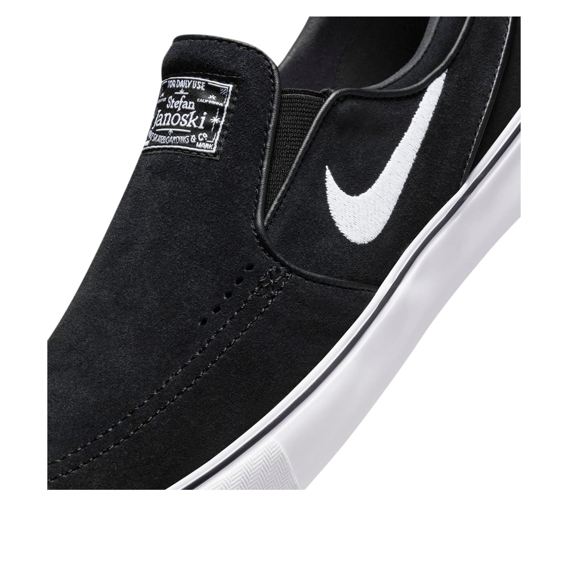 Nike SB Stefan Janoski+ Slip 'Black White' FN5893-001 - 7