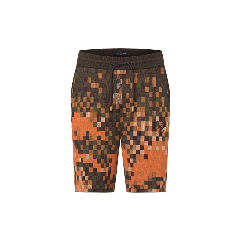 Jacquard Cotton Shorts 1