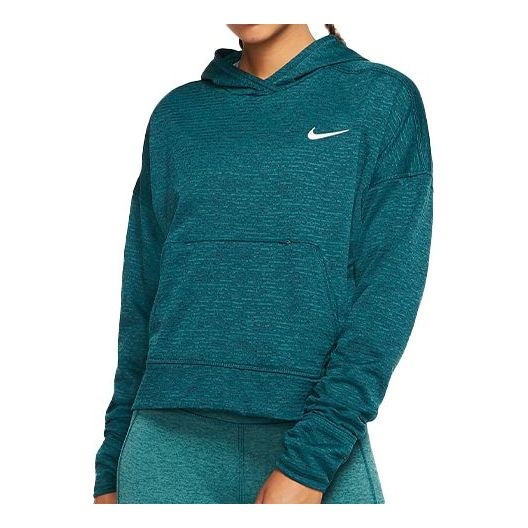 (WMNS) Nike Therma Element Casual Sports Running Hoodie Dark Sapphire Blue CJ0584-347 - 1