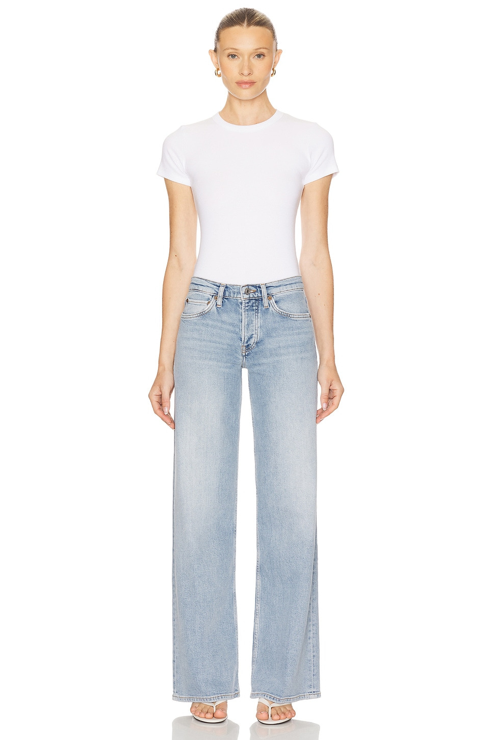 Mid Rise Wide Leg - 5