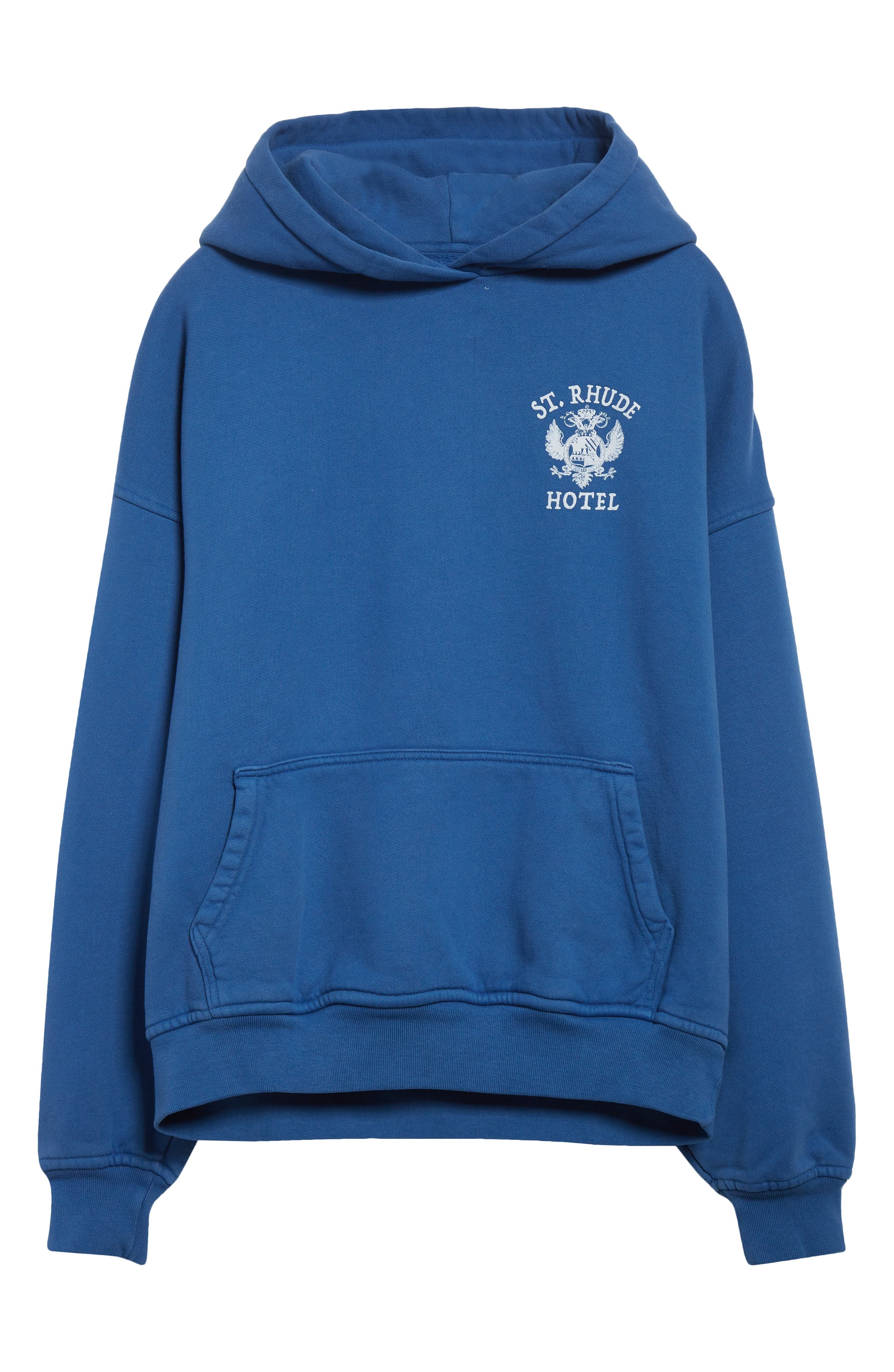 St. Rhude Seal Fleece Graphic Hoodie in Royal Blue 0605 at Nordstrom - 5