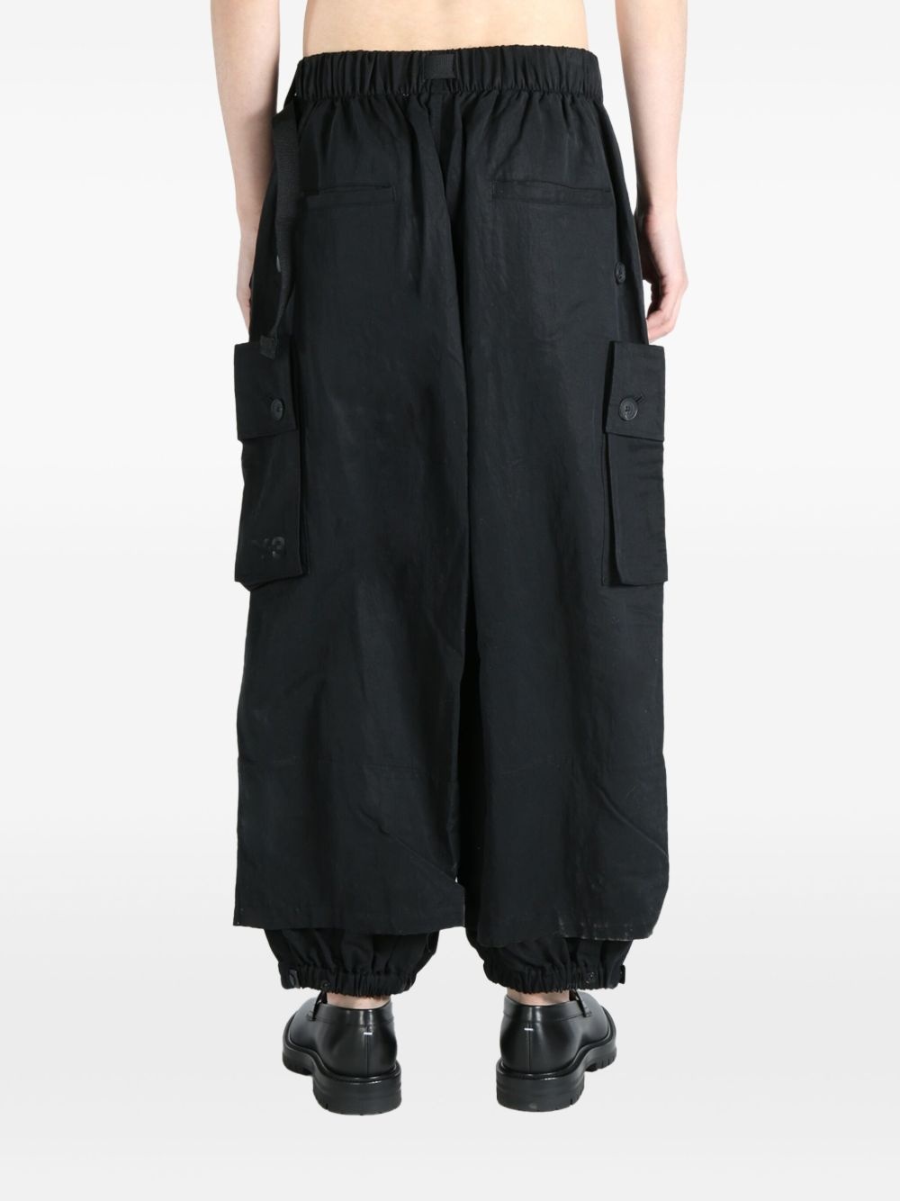 twill cargo trousers - 4