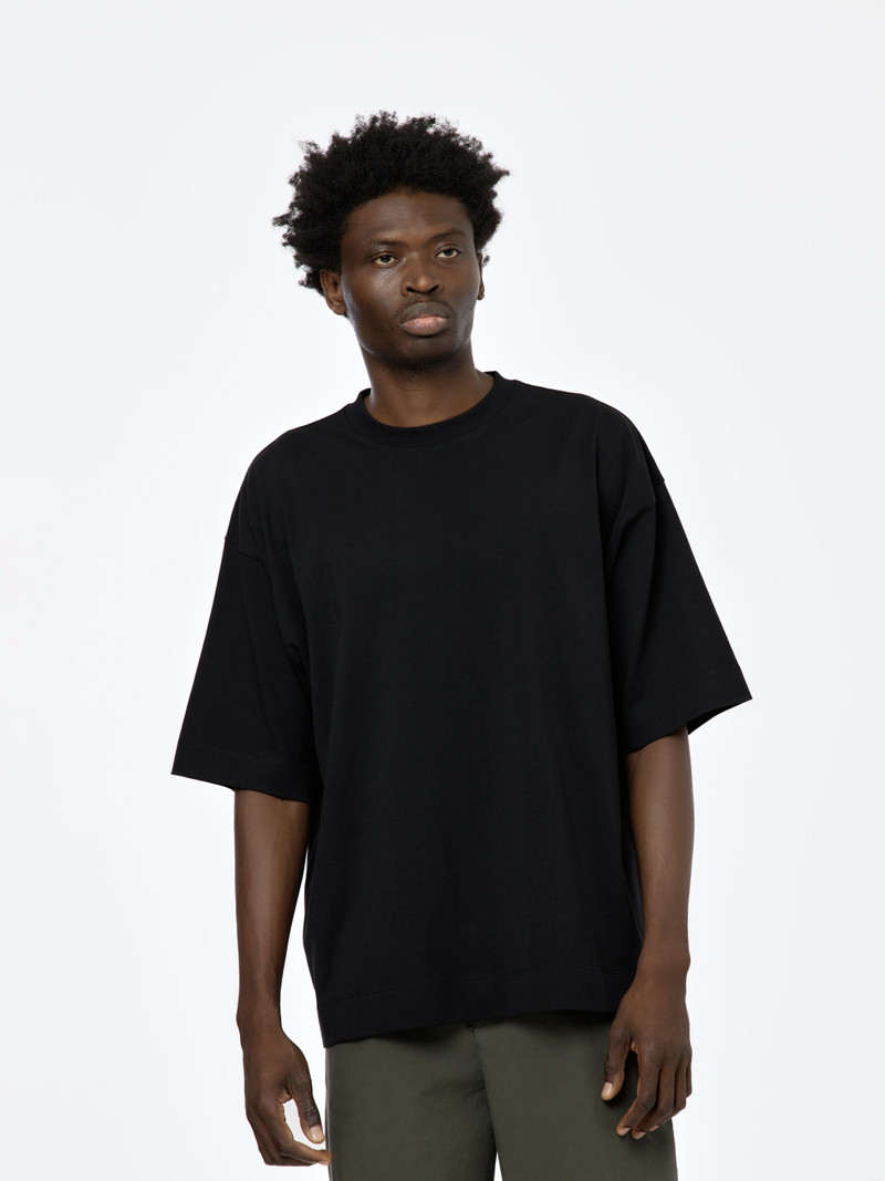 Dries Van Noten HEN T-SHIRT (BLACK) - 7324179890253 | REVERSIBLE