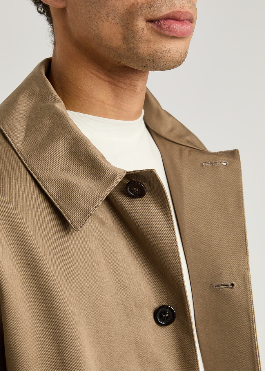 Saint Laurent Layered Cotton Coat - 5