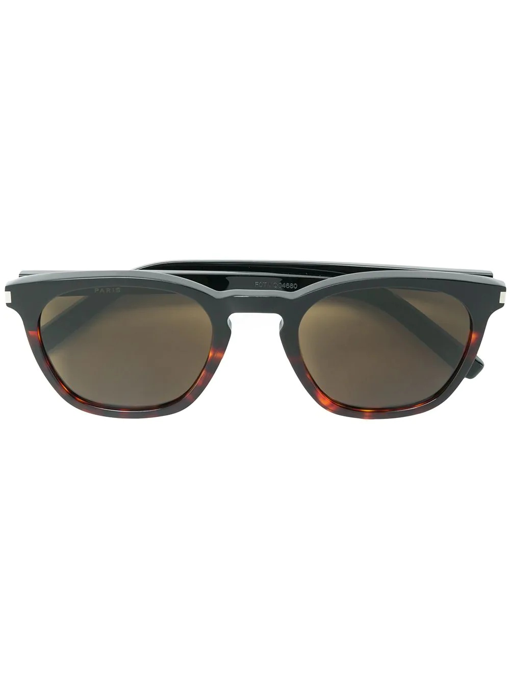 faded tortoiseshell sunglasses - 1