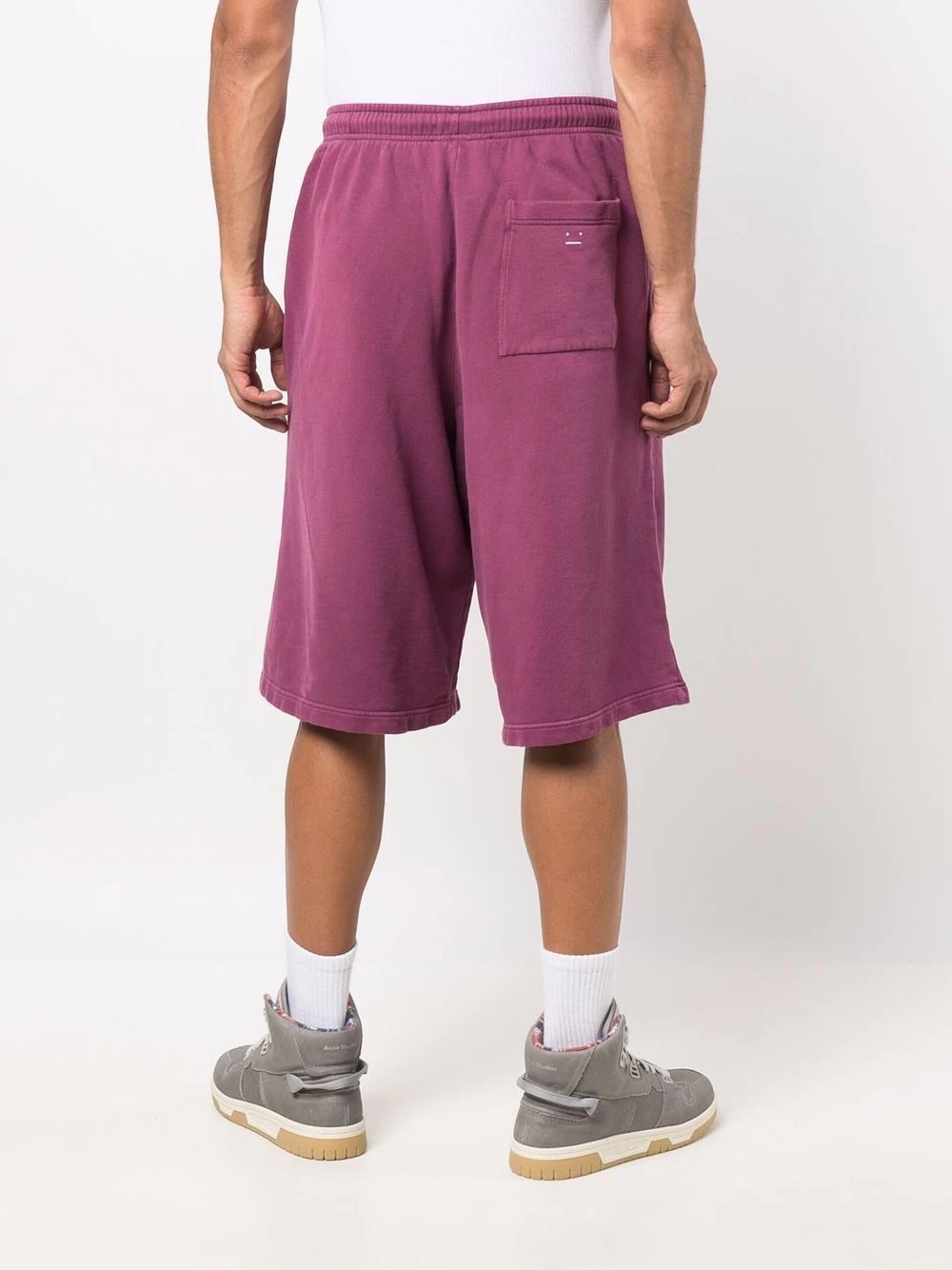 oversized track shorts - 5