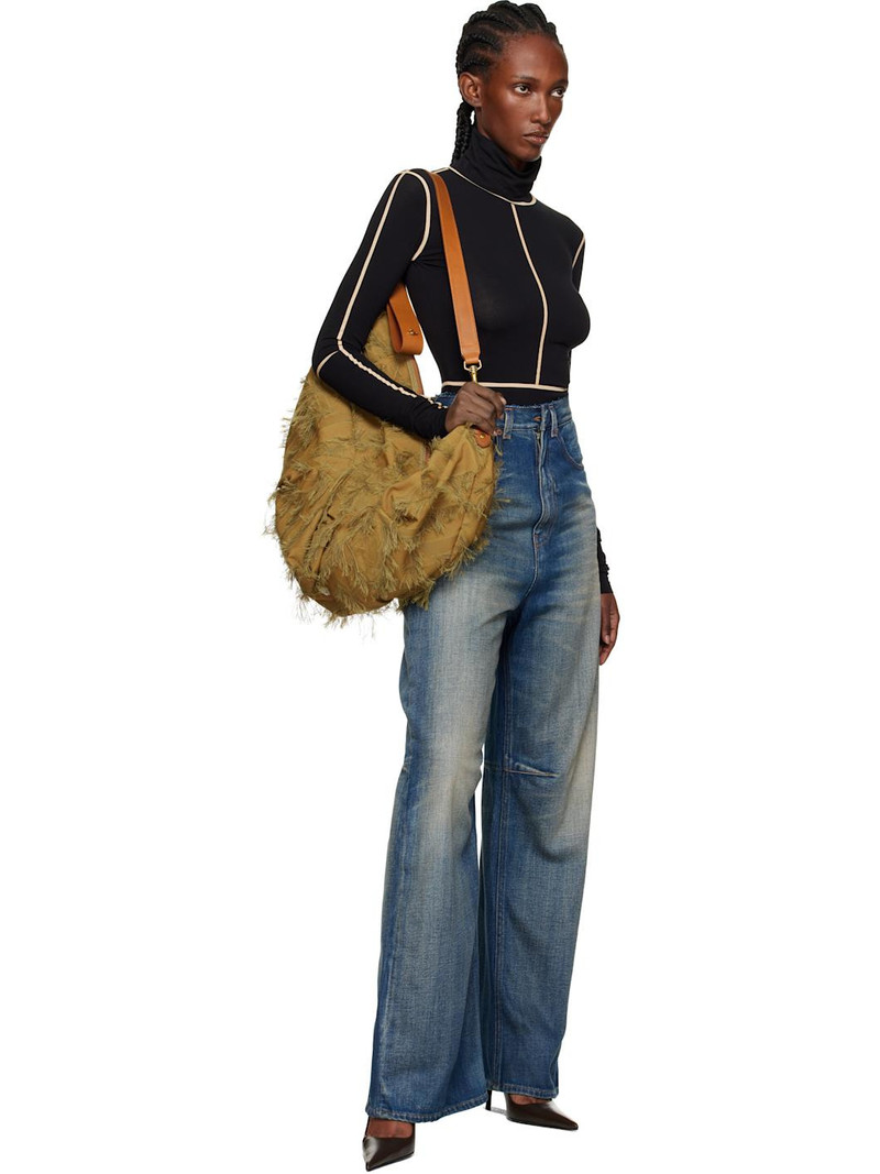 MM6 Maison Margiela Blue Wide-Leg Jeans outlook