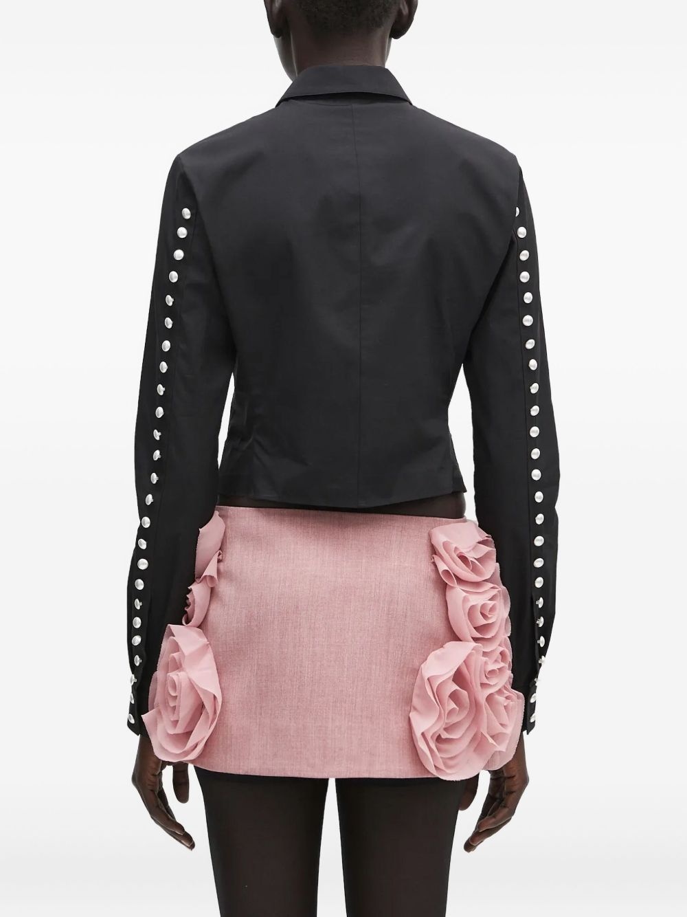 pearl-embellished shirt - 3