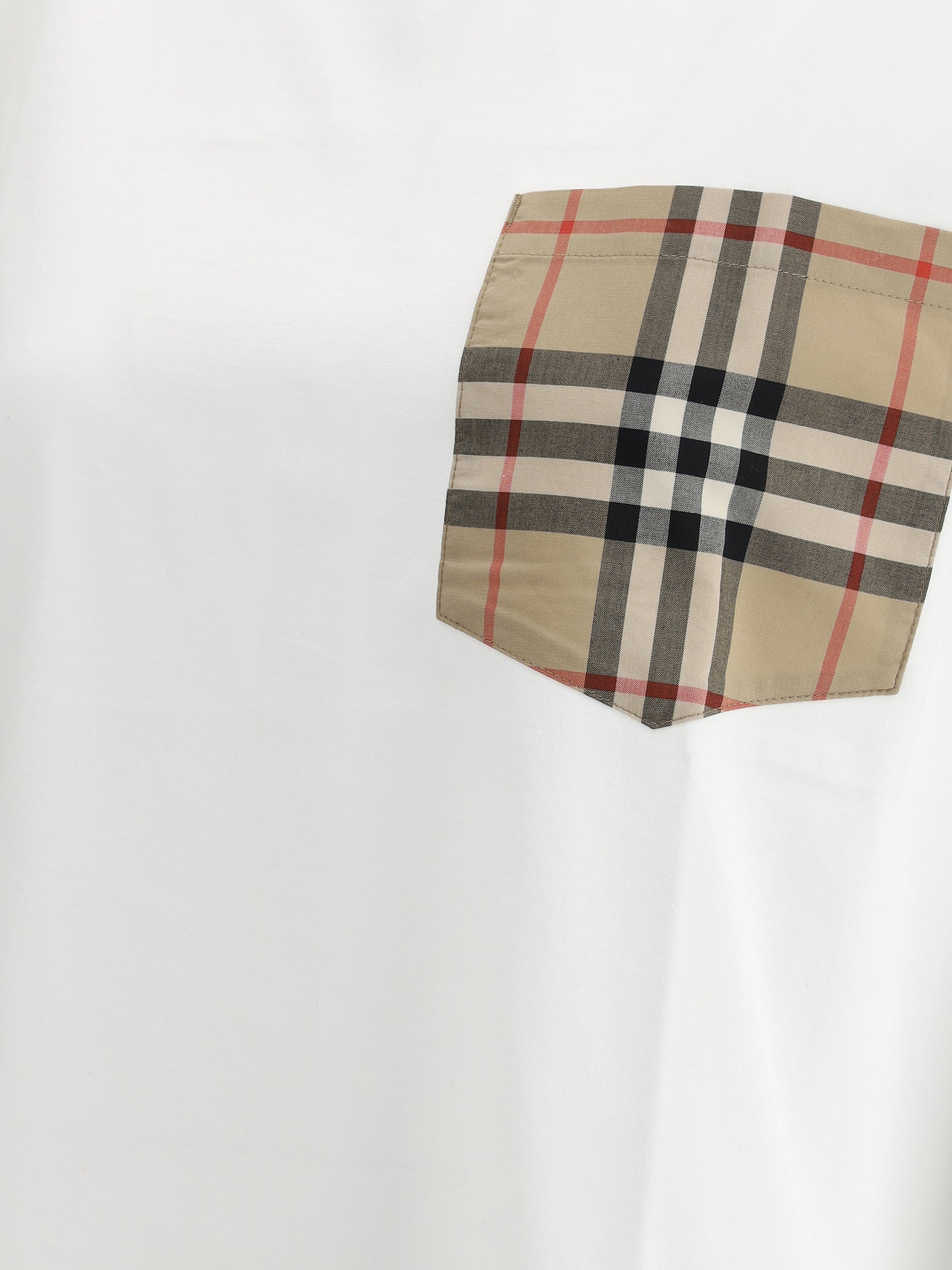 Burberry Women Archive Check Pocket T-Shirt - 3