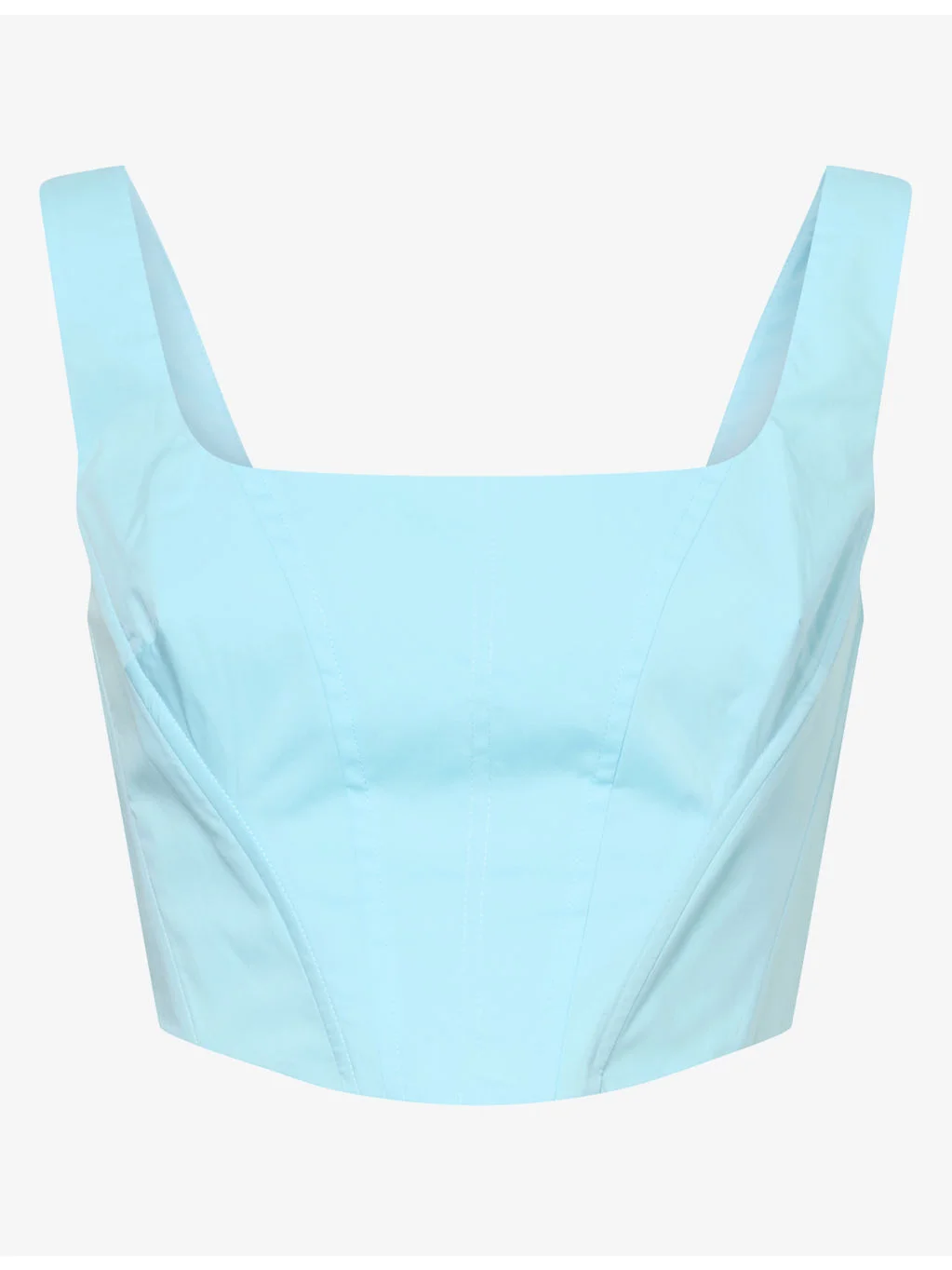 Clio Cropped Cotton-Blend Top - 1