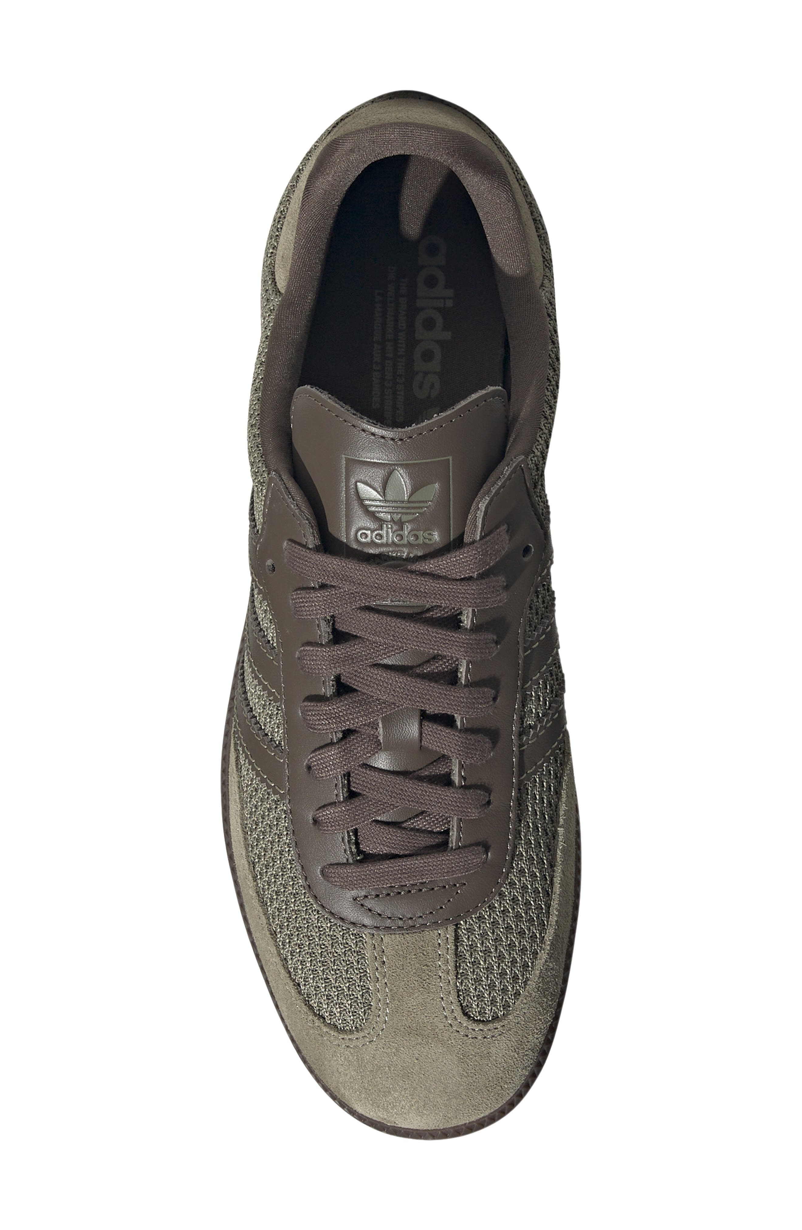 adidas Samba OG Sneaker in Orbit Green/Cargo Brown/Gum at Nordstrom - 4
