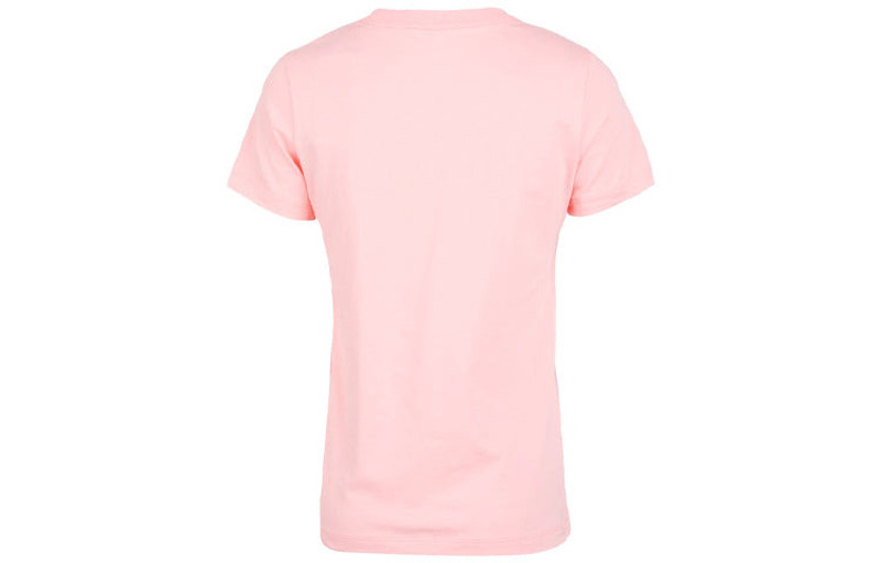 Converse (WMNS) Converse Alphabet Pattern Printing Round Neck Short Sleeve Pink 10017088-A03 outlook