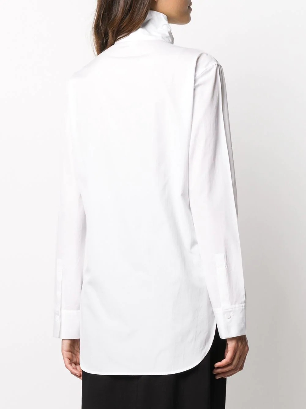 stand-up collar shirt - 4