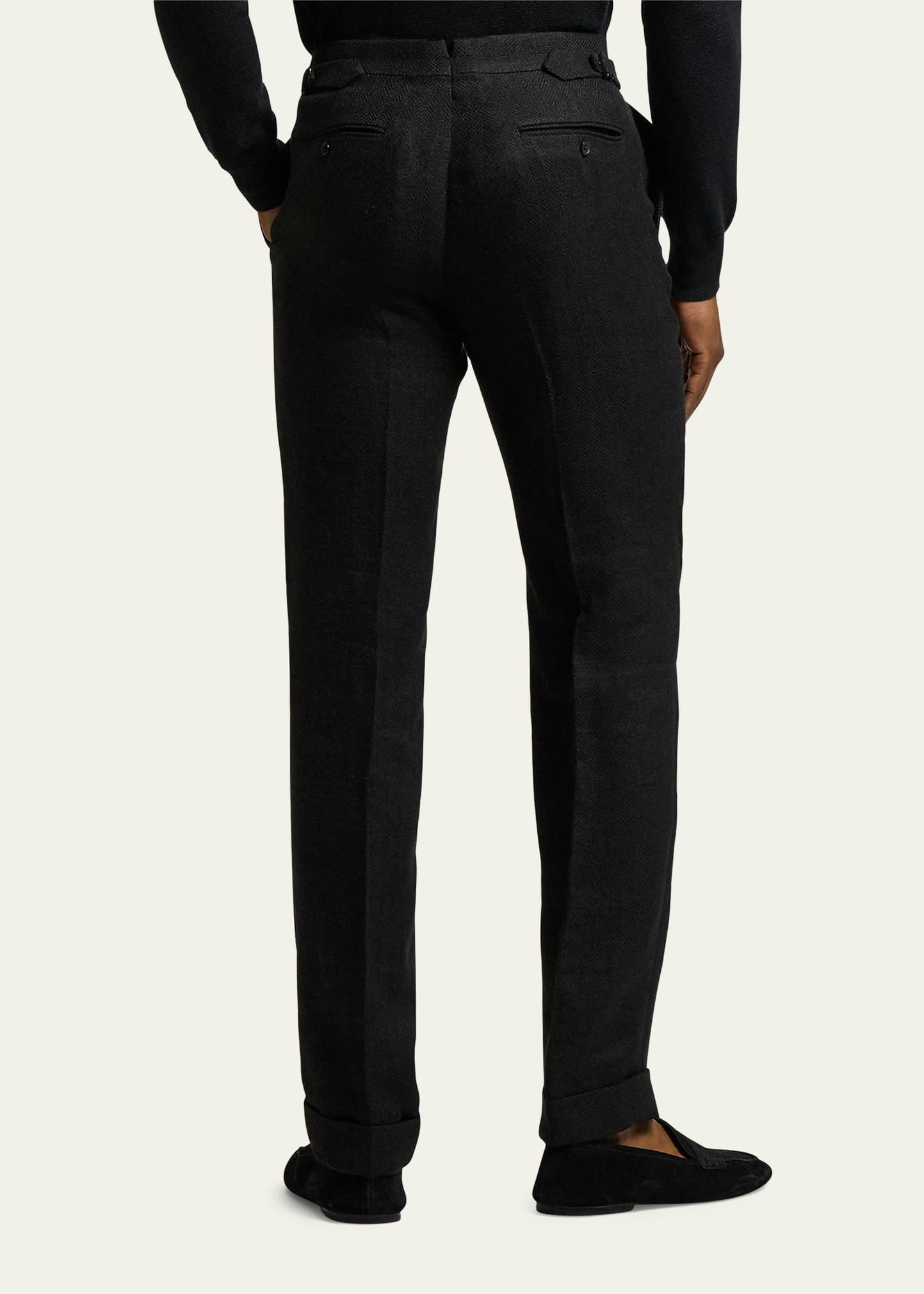 Men's Gregory Slim Flat-Front Trousers - 3