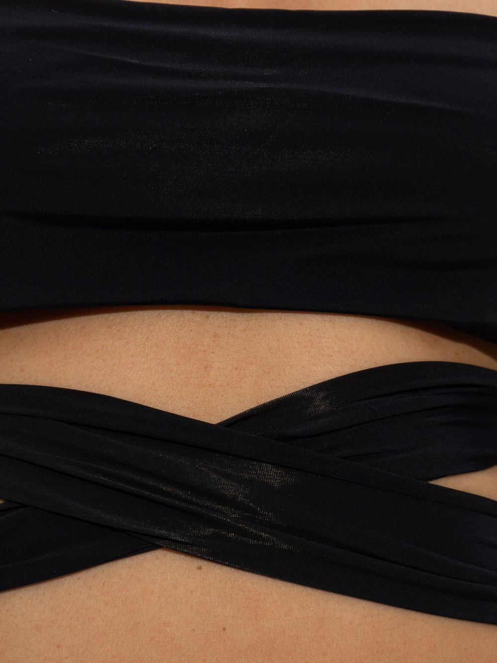 wrap-effect halter bikini - 5
