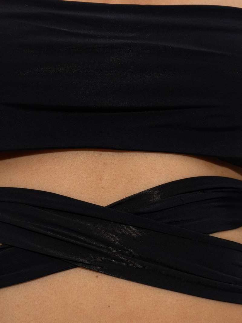 wrap-effect halter bikini 5