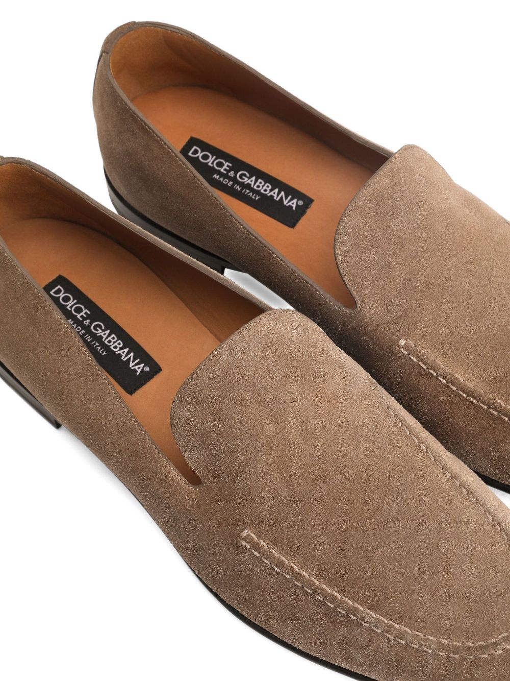 Split suede loafers - 3