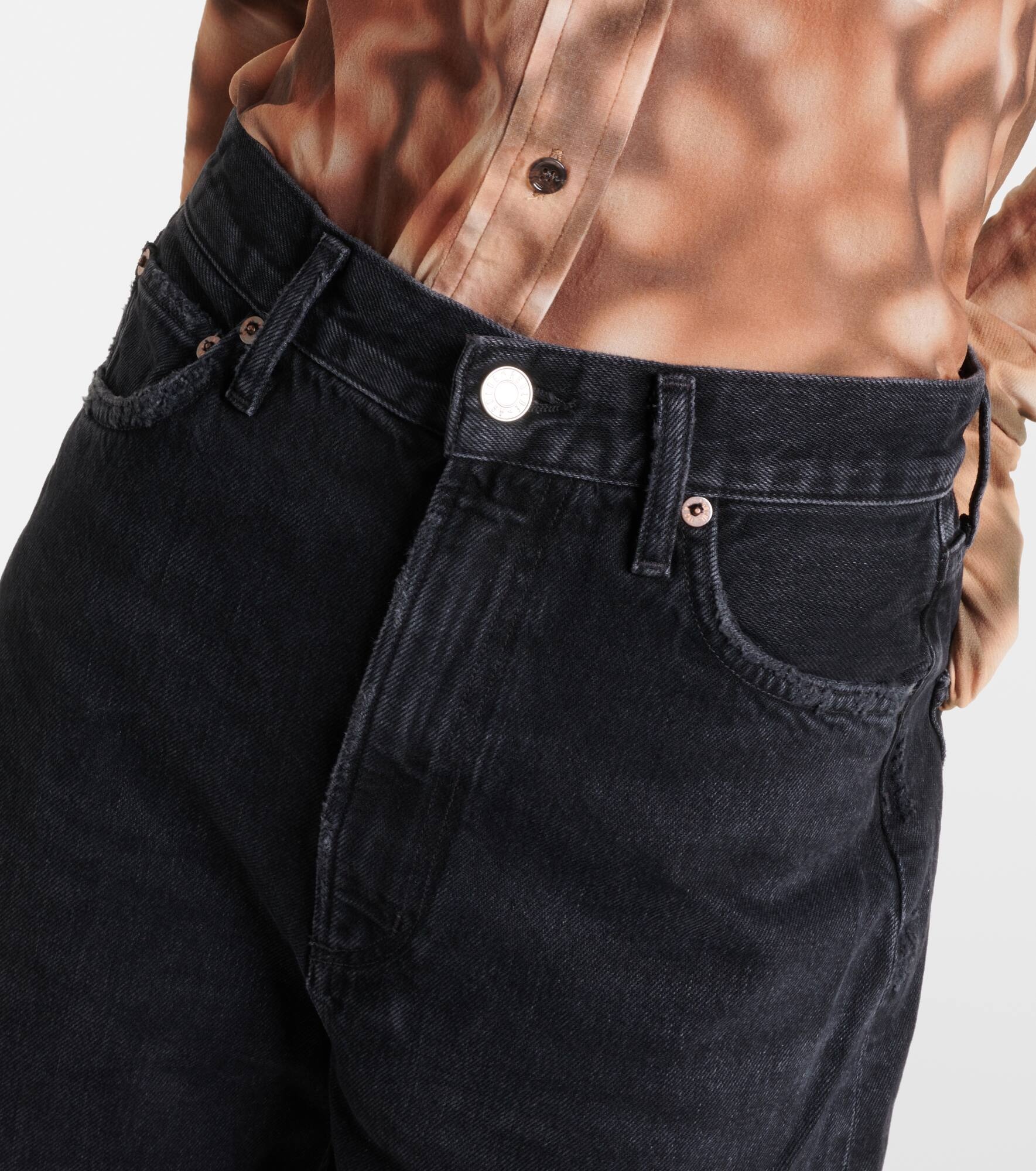 Stella high-rise denim shorts - 5