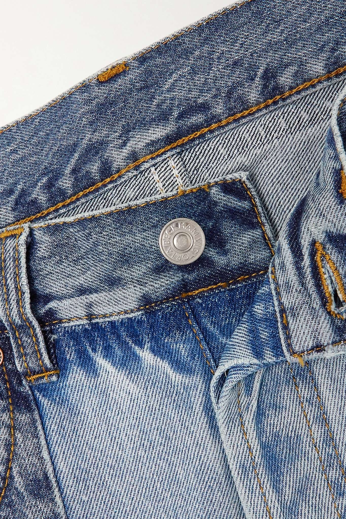 Victoria patchwork mid-rise jeans - 4