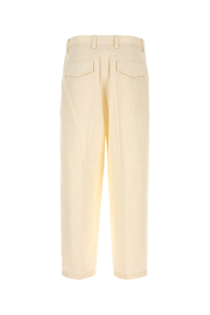 Jil Sander Ivory cotton pant outlook