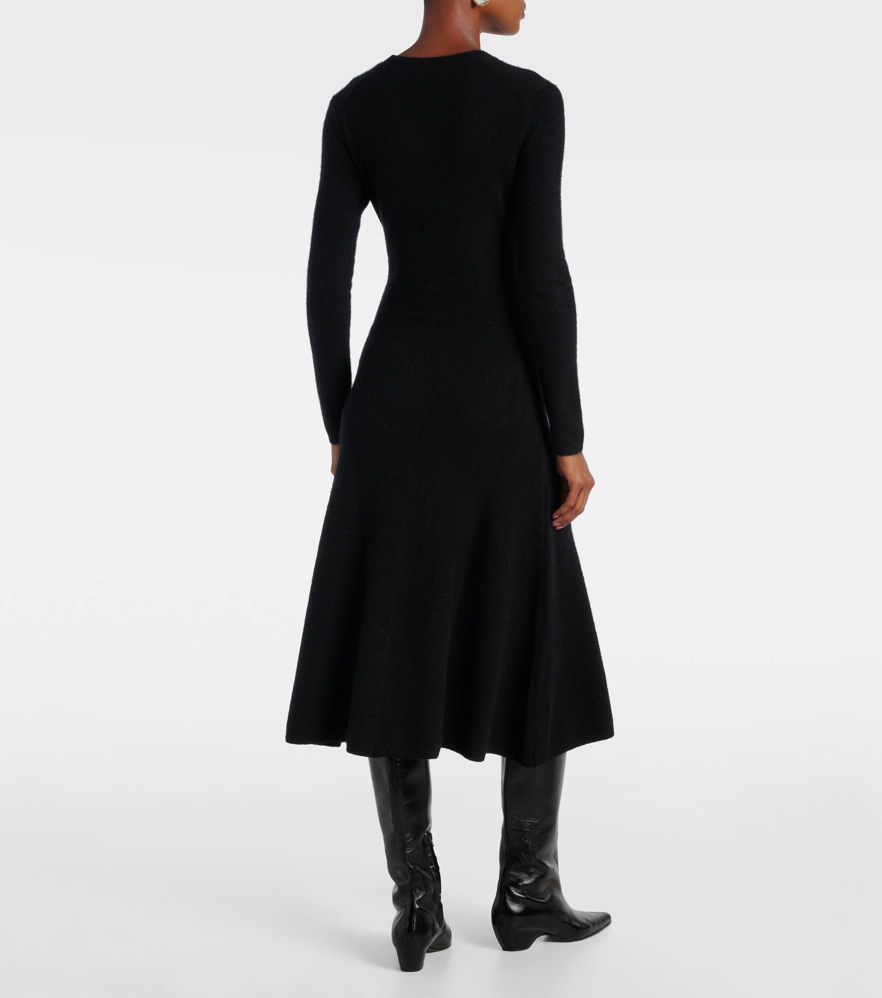 Cashmere-blend sweater dress - 3