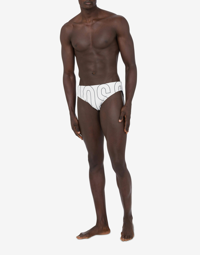 Moschino SWIM SLIP RUBBER LOGO outlook